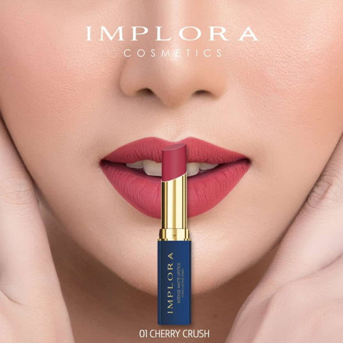 Jual IMPLORA Intense Matte Lipstick Long Lasting Finish Lipstik
