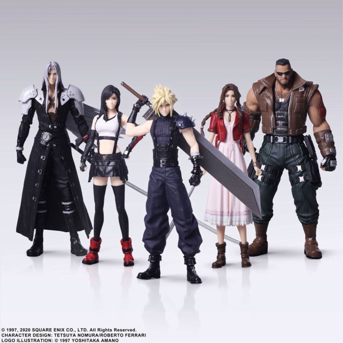 Wallpaper Jual Final Fantasy Vii Remake Trading Arts Blind Box Set Of 5 For iPhone