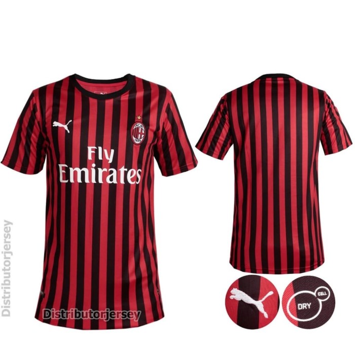 Jual Jersey Sepak Bola Ac Milan Home 1st Kit 19 20 Grade Original M Kota Bandung Jerseysaurus Tokopedia