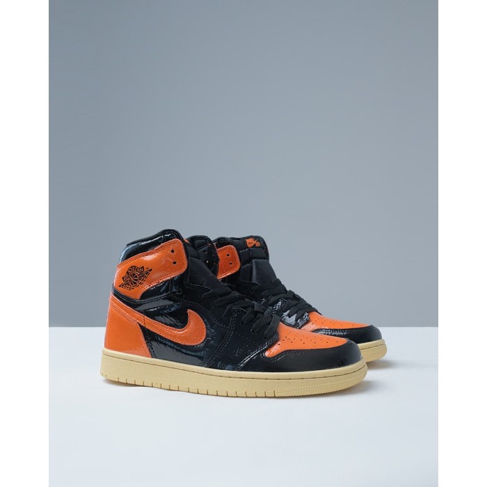 black and orange shattered backboards