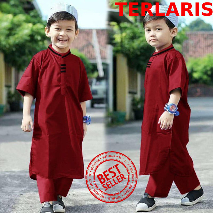 Jual Setelan Koko Anak Celana Lengan Pendek - Stelan Baju ...