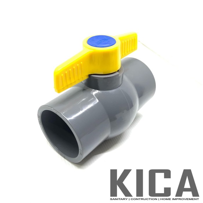 Jual Ball Valve PVC / Stop Kran PVC Polos Ukuran 2 INCH HARGA