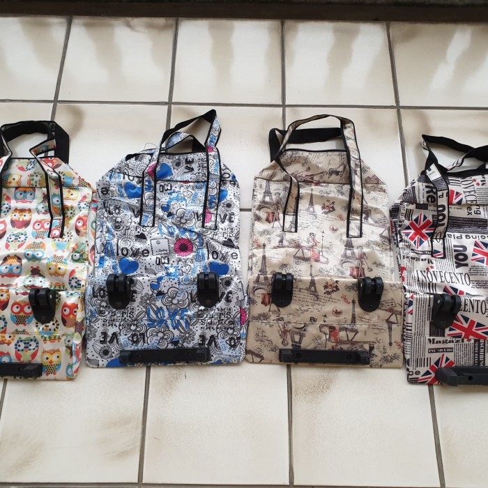 Jual TAS TROLI LIPAT / TAS RODA / TAS BELANJA / BAJAK LAUT