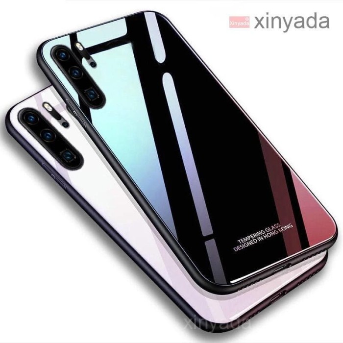 Jual HUAWEI P30 PRO TEMPERED GLASS CASE HARDCASE FULL