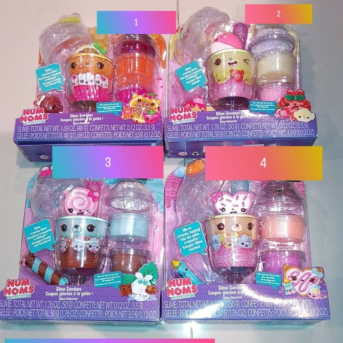 num noms slime sundaes
