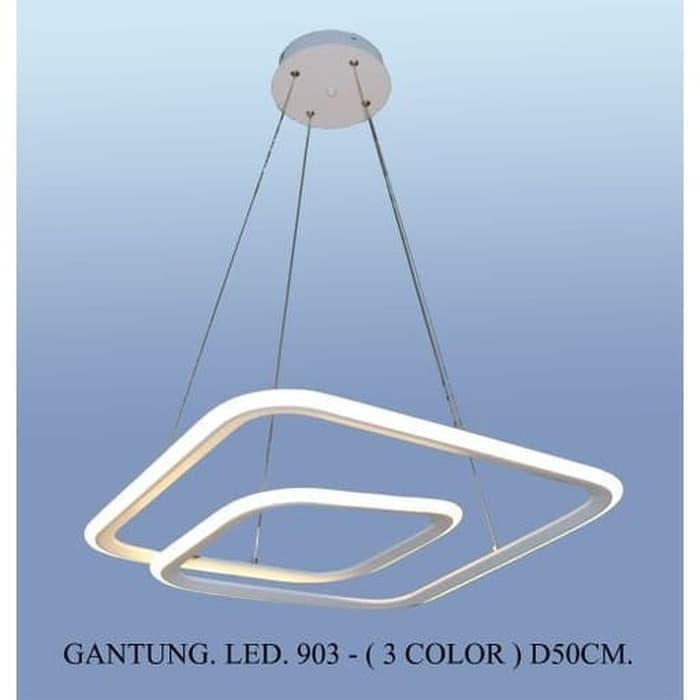  Jual  Lampu  Hias  Gantung  Led 3 Warna Minimalis Ruang Tamu 