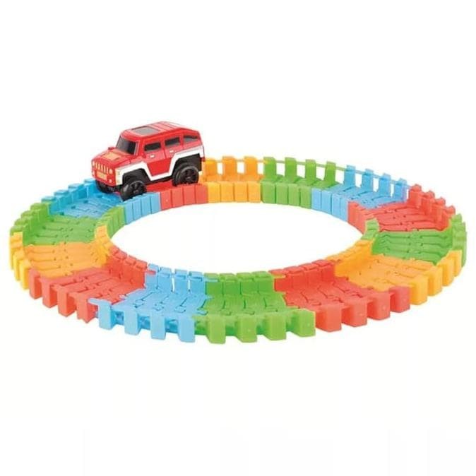 glowing race track toy
