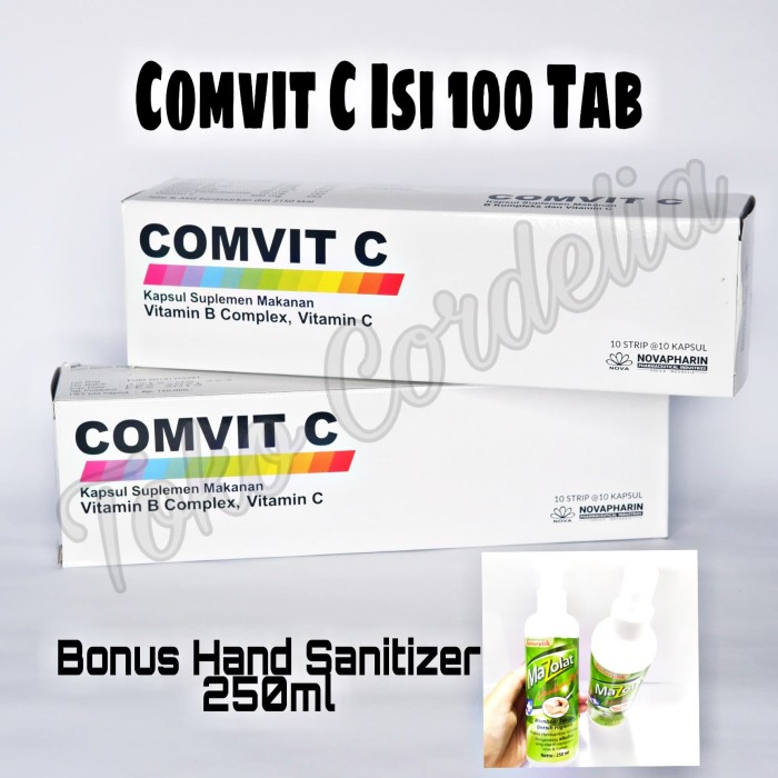Jual Comvit C Vitamin C Dan B Complex ( 100 Kapsul