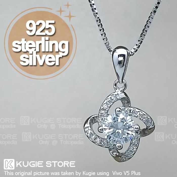 Jual Kalung Perak Silver 925 With Zircons KS26 Jakarta Jual Kalung Perak Silver 925 With Zircons KS26 Jakarta