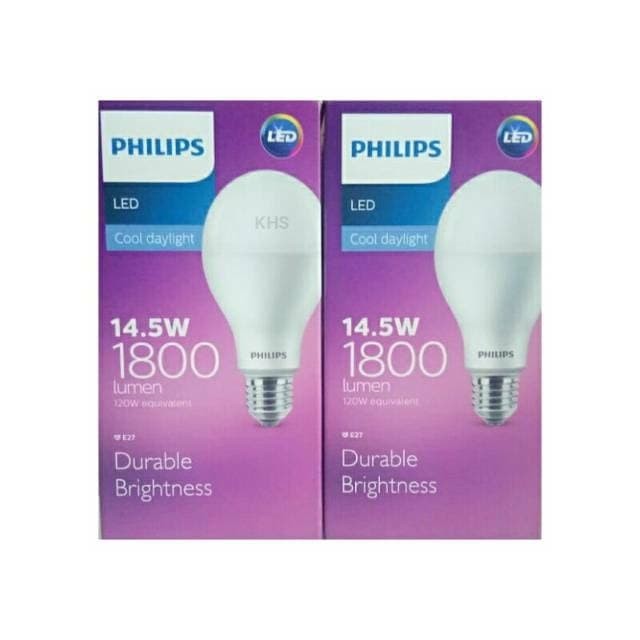  Jual  LED  Philips  Bulb 14  5  Watt  Lampu  Philips  Led  14  5  