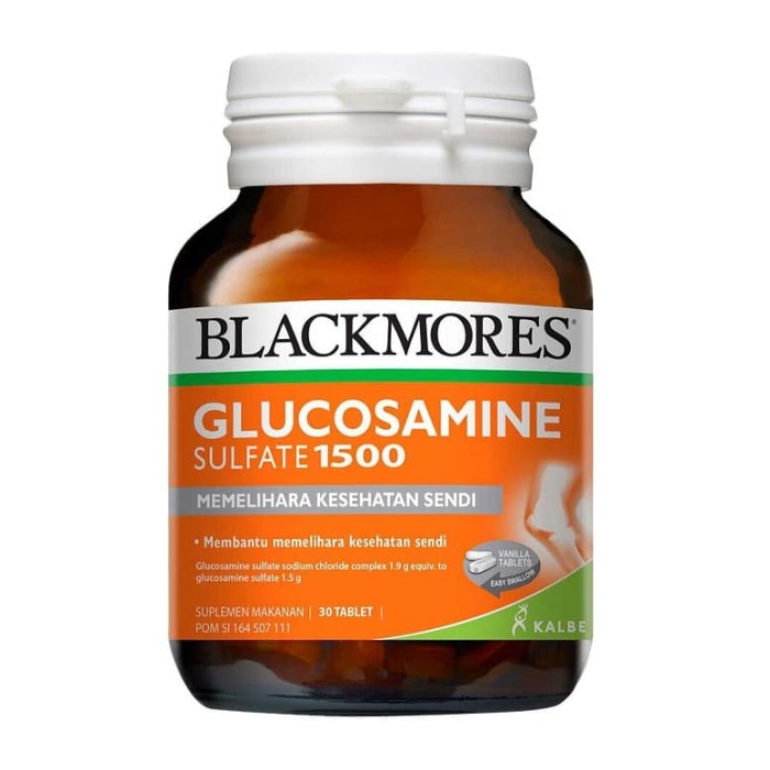 Jual Blackmores Blackmore Glucosamine Sulfate 1500 Glucosamin