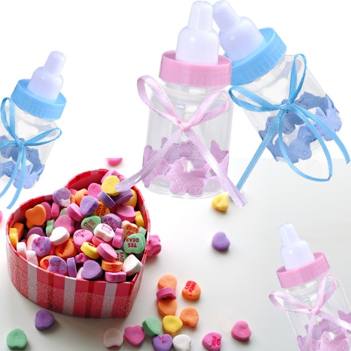 fillable baby bottle favors