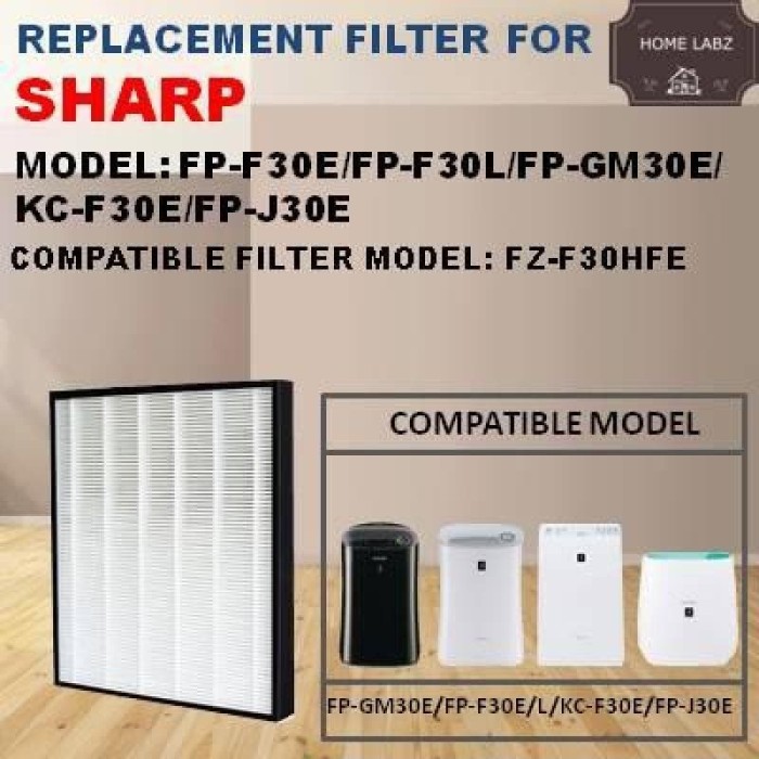 Jual Sharp Replacement Air Purifier Hepa Filter Fz F Hfe Jakarta