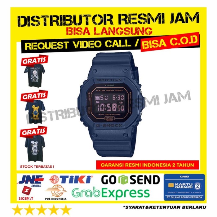 Jual JAM TANGAN G-SHOCK DW-5600BBM-2DR GARANSI RESMI 24