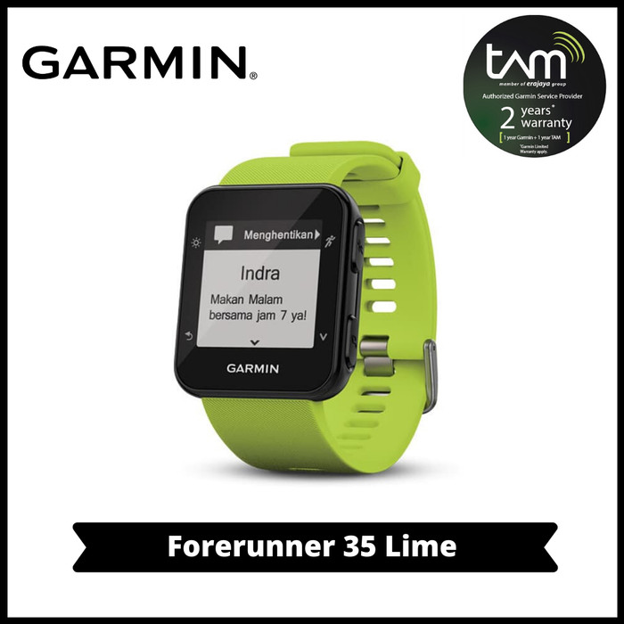 garmin forerunner 35 lime green