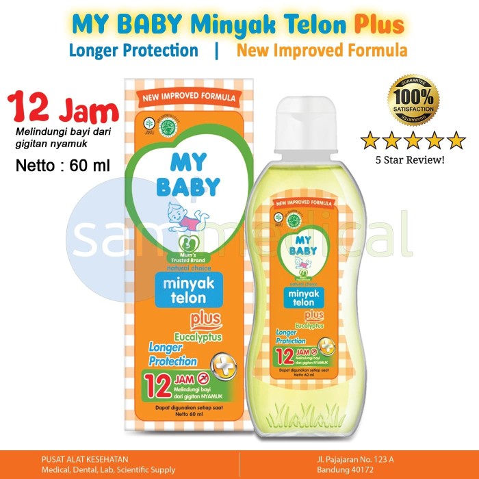 Jual My Baby Minyak Telon Plus Eucalyptus Longer Protection 12jam 60ml Kota Bandung Sam Medical Tokopedia