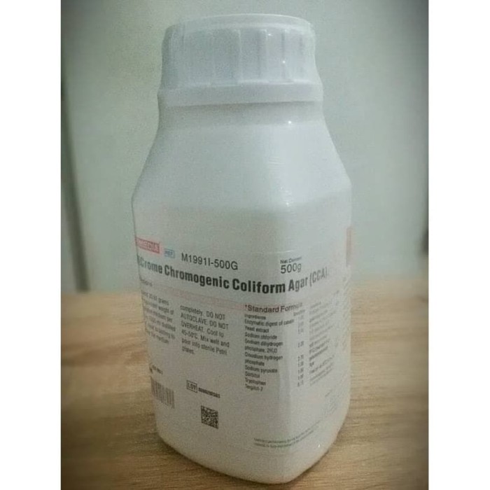 Jual HiCrome Chromogenic Coliform Agar (CCA), 500 Gram - Jakarta Pusat