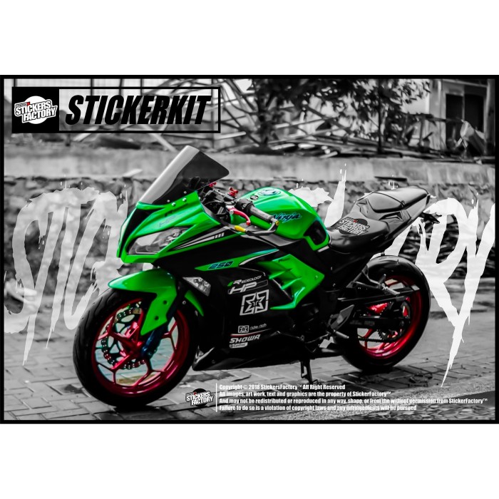 Jual DECAL STICKER STIKER KAWASAKI NINJA  250  FI NINJA  