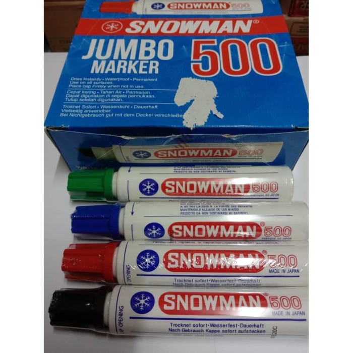 Jual HARGA GROSIR! SPIDOL PERMANENT JUMBO SNOWMAN 500 - Jakarta Barat