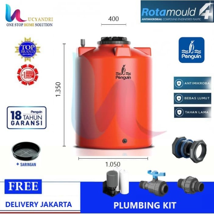 Jual Harga Tangki Air, Toren Air, Tandon Air Penguin TB 110 - Kab