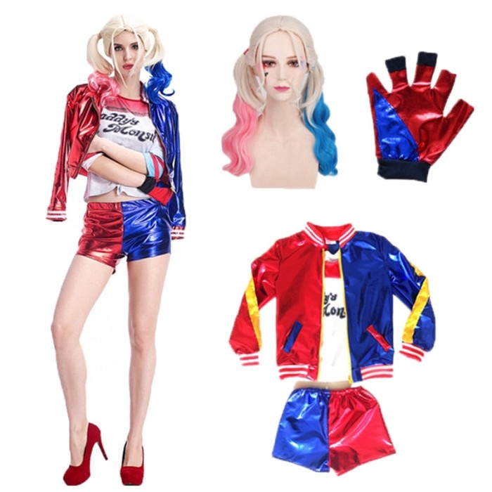 Jual Harley Quinn Costume Cosplay Kids Girls Women Adult Suicide Squad Jakarta Barat Fative Tokopedia