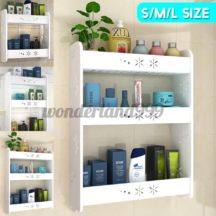 Jual Bathroom Toilet Shelf Towel Organizer Home Storage Rack 2 3 Tiers Jakarta Barat Fative Tokopedia