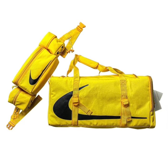 nike x off white duffle bolsa