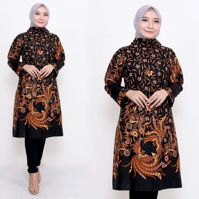 Model Baju Batik Atasan Wanita / Model Baju Batik Atasan ...