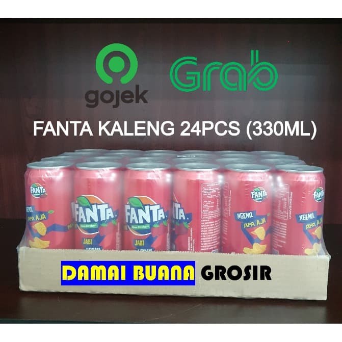 Jual FANTA  KALENG  24PCS 1 Karton 330ML PROMO Jakarta 