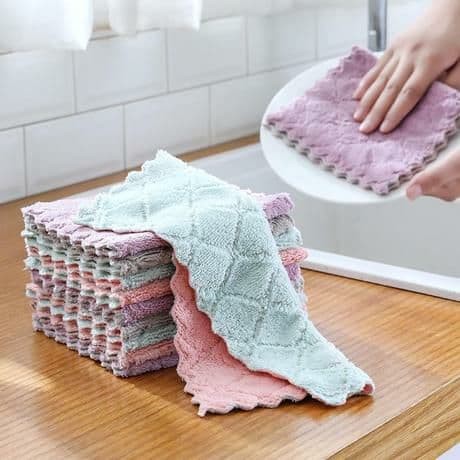 Foto Produk 27x17 Dish Towel, Lap Piring, Lap serbaguna, Kain Lap Anti Minyak - RANDOM dari Chikito