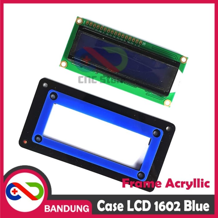 Jual 1602 16 X 2 LCD FRAME ARKLIK CASE ARDUINO BIRU Kota Bandung