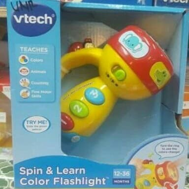 vtech spin and learn color flashlight