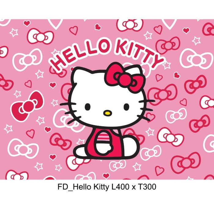 Jual WALLPAPER 3D WALLPAPER CUSTOM WALLPAPER HELLO KITTY(1) - Jakarta