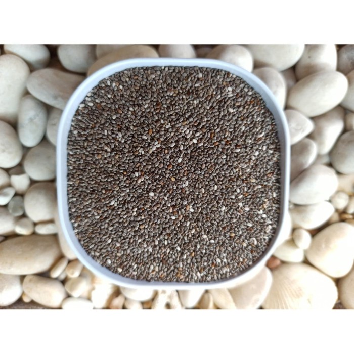 Jual Natural Black Chia seed 1 Kg Mexico murah berkualitas ...