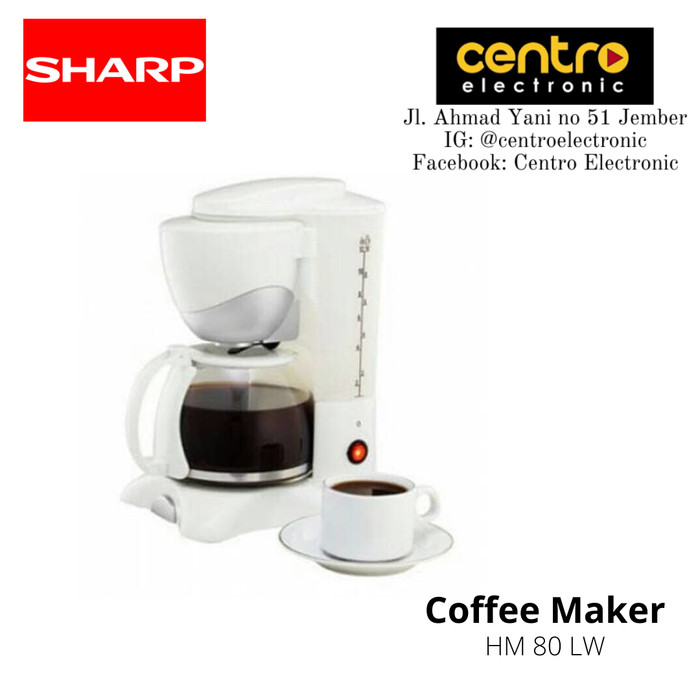 Jual Coffee Maker Sharp HM80LW Kab. Jember Centro electronic Tokopedia