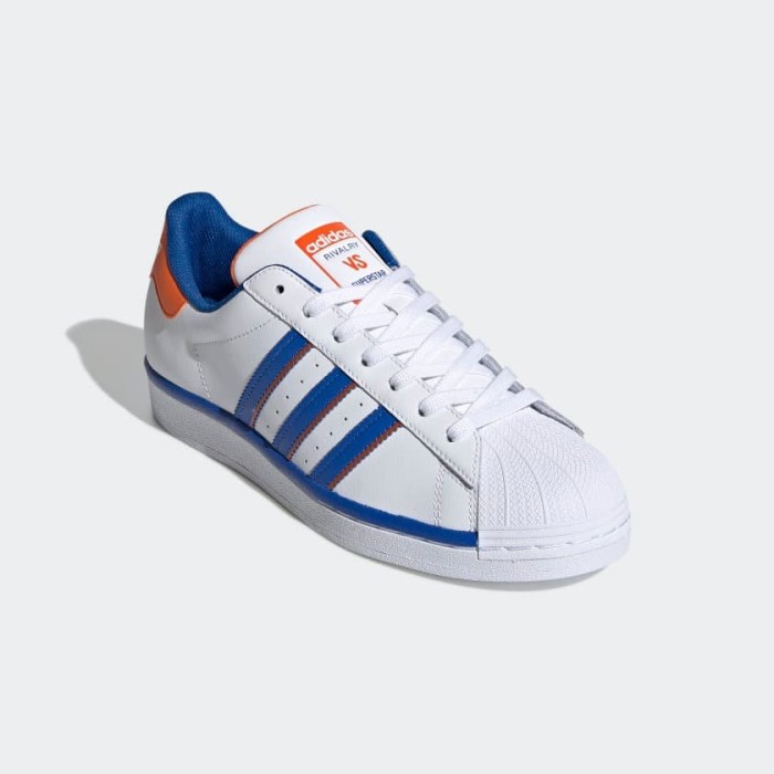 adidas superstar cloud white blue orange