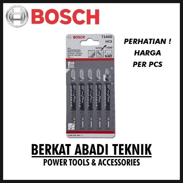 Jual BOSCH Mata Jigsaw T144D Triplek Kayu Wood Jig Saw Blade Gergaji