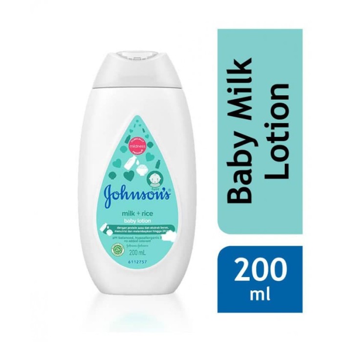 johnson baby lotion milk and rice