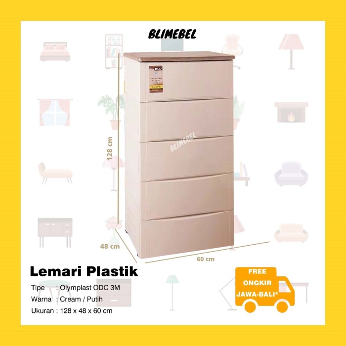 Jual Blimebel Drawer Olymplast  ODC Classic 5M Lemari  