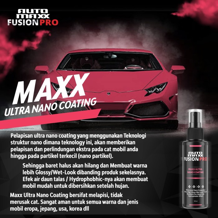 Jual Maxx Ultra Nano Coating Pengkilap Cat Mobil by Jual Maxx Ultra Nano Coating Pengkilap Cat Mobil by