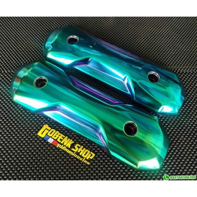 Jual New Tameng Knalpot Zoomer Green Hijau Polos Beat Scoopy Vario 110 F Jakarta Pusat Acccar Tokopedia