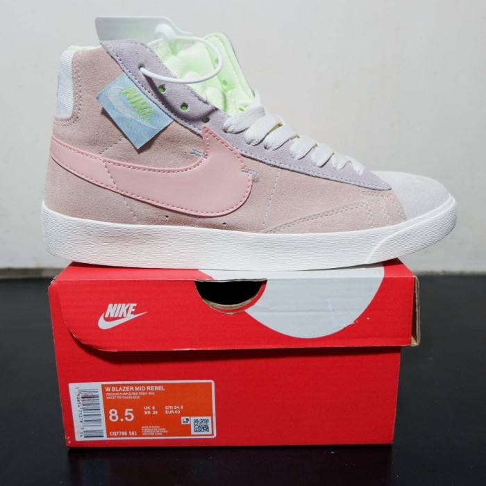 nike blazer mid rebel pink