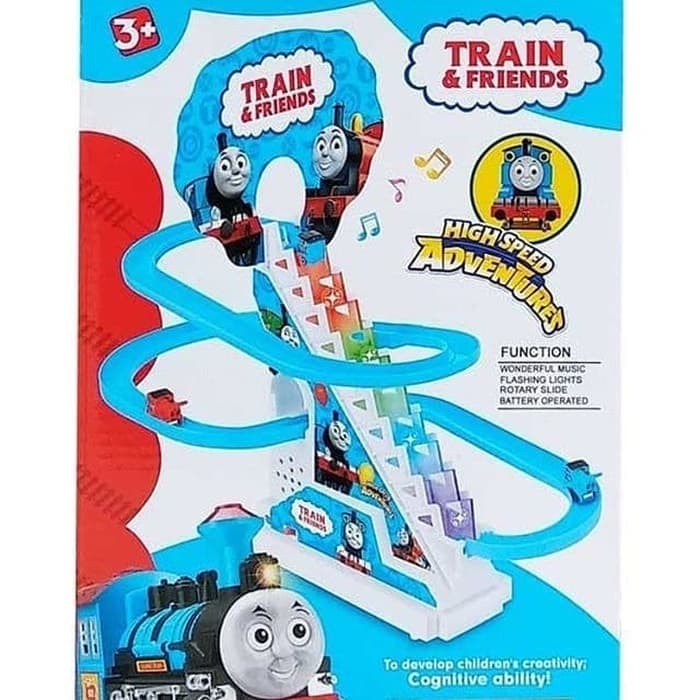 Jual Thomas Track Train Musik Sliding Mainan  Anak Kereta  