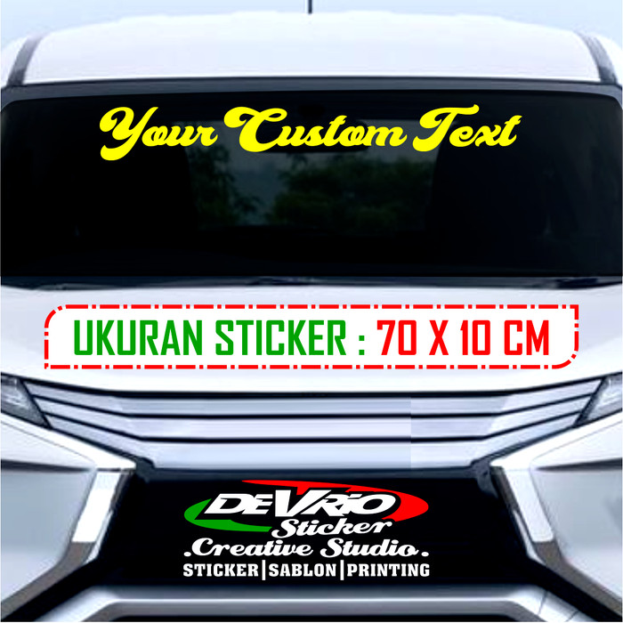 35+ Trend Terbaru Contoh Tulisan Stiker Kaca Depan Mobil Pick Up