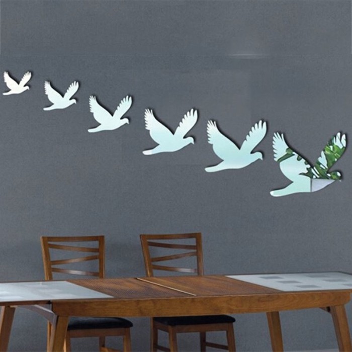 Jual 6 Pcs Dove Mirror Wall Decor Home Decor Mirror Decorative Wall Kota Denpasar Energy Bali Tokopedia