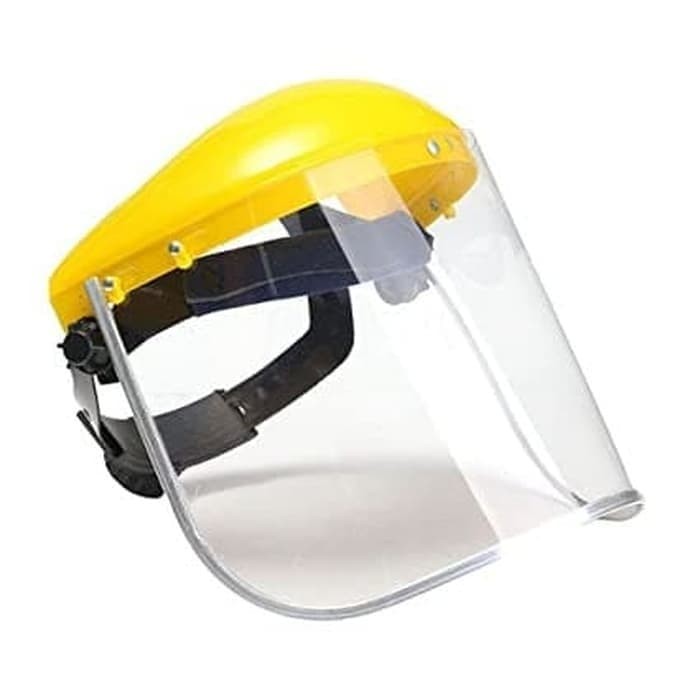 Jual Face shield yellow pelindung muka Kuning Faceshield Yellow APD
