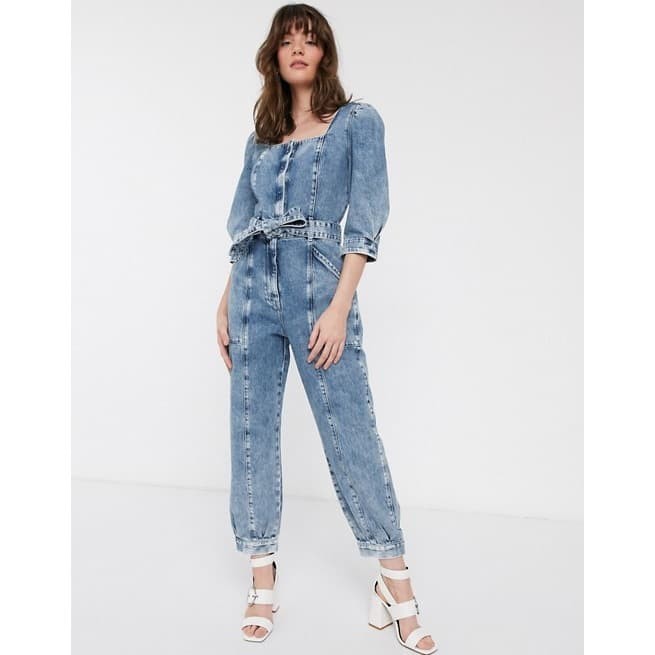and other stories denim jumpsuit