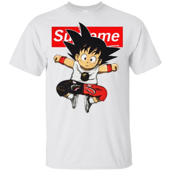 supreme dragon ball t shirt