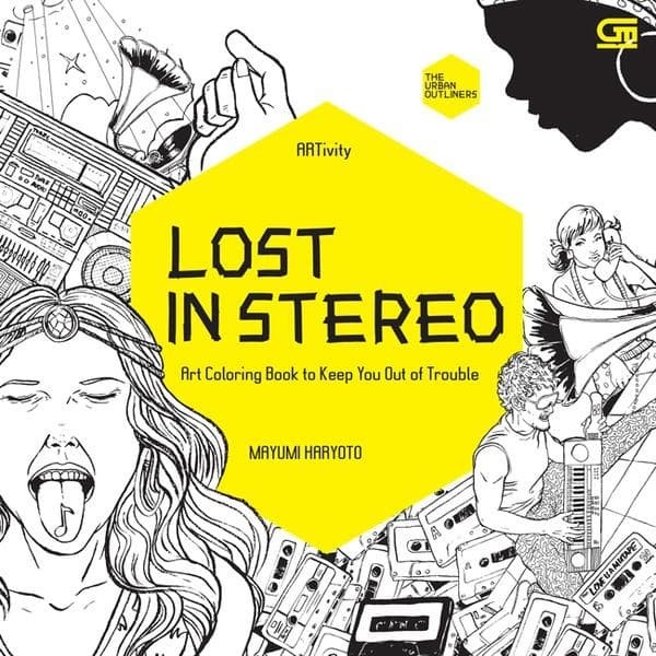 Jual Art Therapy Anti Stress Adult Coloring Book Lost in ...