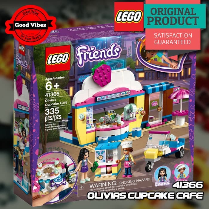 Jual LEGO  Original FRIENDS  41366 Olivias Cupcake Cafe 